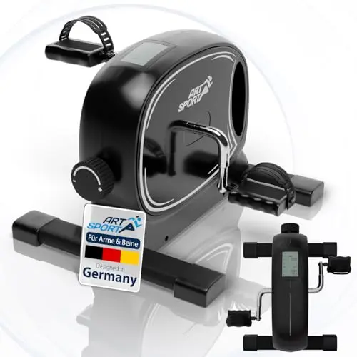 Juskys Pedaltrainer Sportivo - Leiser Fitnessgerät für Senioren, Arm- und Beintrainer für Zuhause