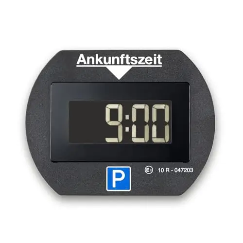 Needit Park Lite I Elektronische automatische Parkscheibe mit Zulassung I Digitale Parkuhr mit 2 Displays