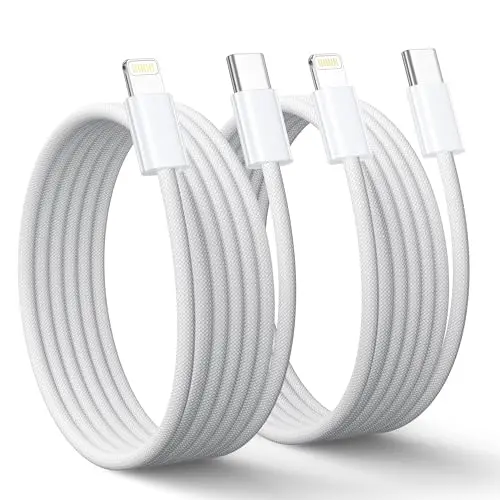 USB C Lightning Kabel 50CM 2er Pack - MFi Zertifiziert für iPhone 14 13 12 11 Pro Max XS XR X 8 Plus SE2020