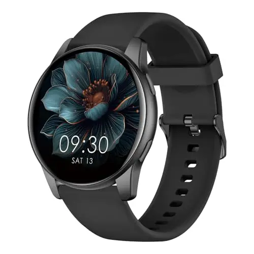 AcclaFit Smartwatch Damen & Herren, 1,38 Zoll HD-Display, Fitness Tracker mit Herzfrequenz, Schlaf- und Schrittzähler, wasserdicht, für iOS