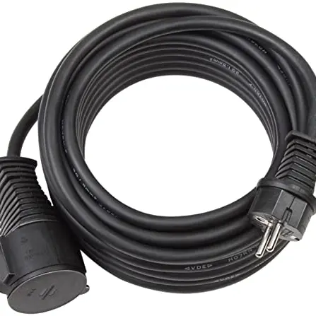 Brennenstuhl Baustellen-Verlängerungskabel, IP44, 10m, Schwarz
