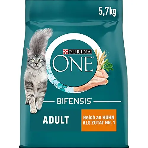 PURINA ONE BIFENSIS Adult Katzenfutter, Huhn, 5,7 kg