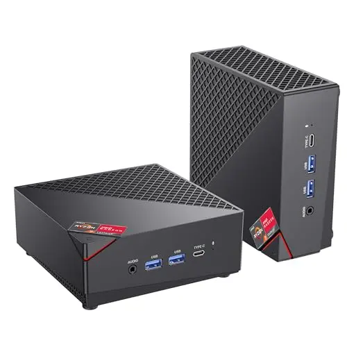 ACEMAGICIAN AM06 Pro Mini PC mit AMD Ryzen 7, 32GB RAM, 512GB SSD, 4K Triple Display, WiFi 6 und BT 5.2