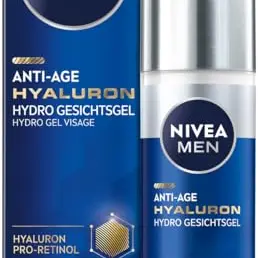 NIVEA MEN Anti-Age Hyaluron Gesichtsgel, 24h Feuchtigkeit und Faltenmilderung (50 ml)