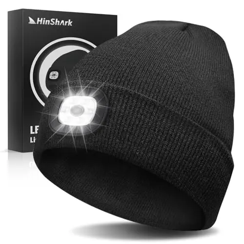 Hinshark LED Mütze für Männer und Frauen – Beanie als lustiges Geschenk zum Valentinstag oder Geburtstag
