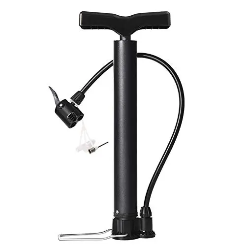 Fahrradpumpe für Radfahren und Spielzeug, Mini-Handpumpe aus Kunststoff und Aluminiumlegierung