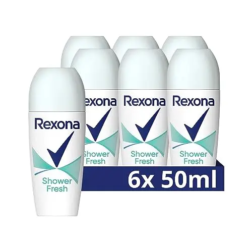 Rexona Deo Roll-On Shower Fresh 48h Schutz gegen Körpergeruch, 6x 50 ml