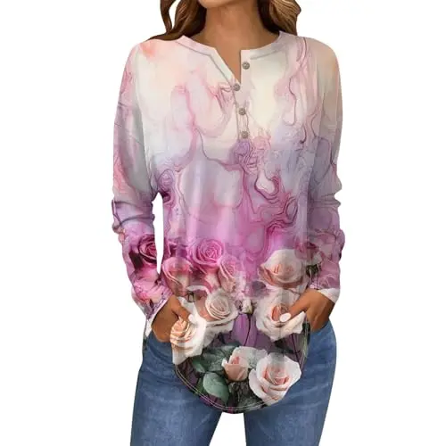 Damen T-Shirt Set mit Longsleeve und Trägertop – Lockeres Fashion-Oberteil für Sommer, auch in großen Größen