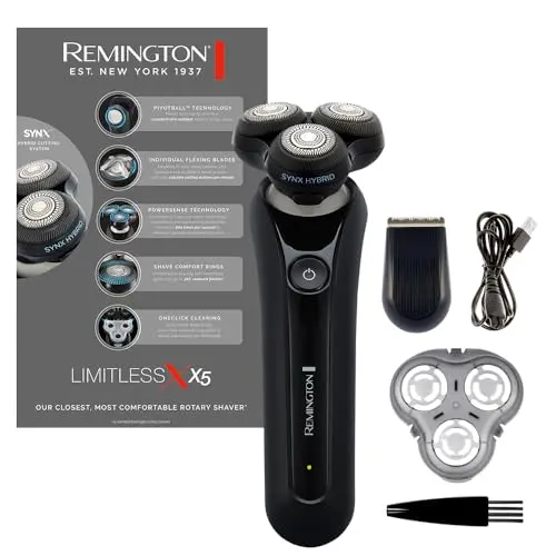 Remington Herrenrasierer XR1755 - Elektrisch, Nass- & Trockenrasierer mit Detailtrimmer