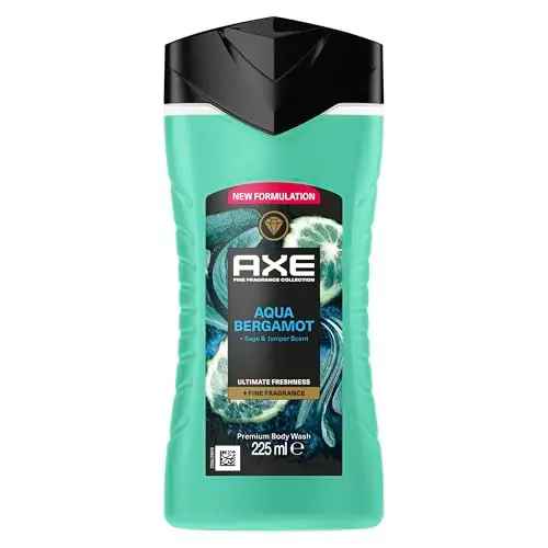 Axe Fine Fragrance Collection Duschgel Aqua Bergamot 225 ml - Langanhaltender Frischeduft