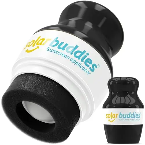 Solar Buddies Sonnencreme-Roller für Kinder & Familien, 100ml, wiederverwendbar, Schwarz