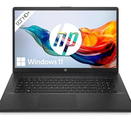 HP Laptop 17,3" HD+ | Intel Celeron N4120 | 8 GB RAM | 256 GB SSD | Windows 11 | Schwarz