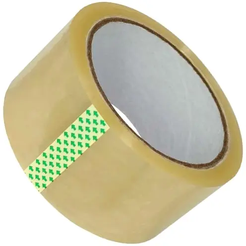 MegaHaustechnik 6 Rollen Paketklebeband Transparent 48mm x 66m - Durchsichtiges Packband für Pakete