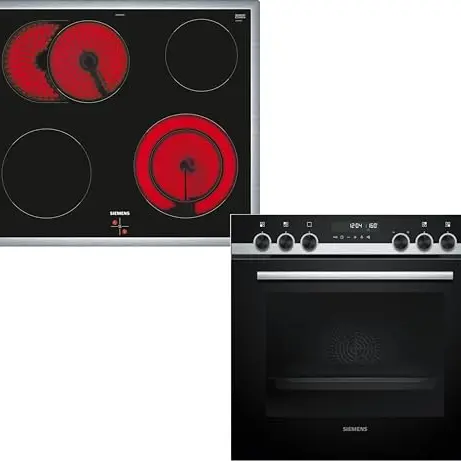 Siemens Einbau-Herd-Set mit Pyrolyse Selbstreinigung, 60 cm, inkl. Elektrokochfeld EA64RGNA1E