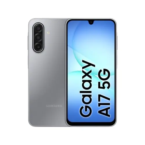 Samsung Galaxy A17 5G Smartphone, 50 MP Kamera, 128 GB Speicher, 4 GB RAM, 5000 mAh Akku, Grau, 2,5 Jahre Garantie