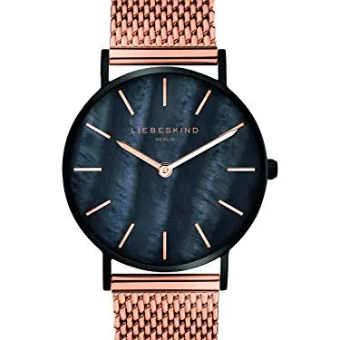 Liebeskind Berlin Armbanduhr LT-0145-MQ in Schwarz/Roségold