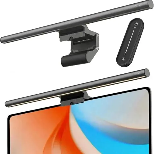 Yeelight LED Monitorlampe mit Fernbedienung & Touch, 40cm Bildschirmlicht, anti-blaues Licht, USB, auto-dimmung, Büro- und PC-Lampe