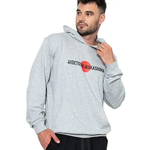 HIDETOSHI WAKASHIMA Herren Oversized Hoodie in Grau