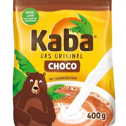 Kaba Choco Trinkschokolade 400g Beutel für warme & kalte Milch