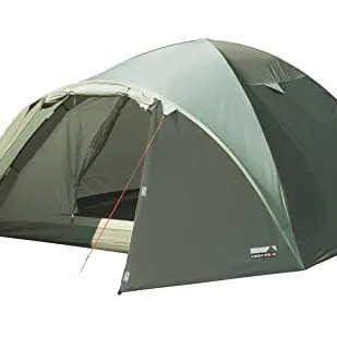High Peak Kuppelzelt Nevada 3 - Wasserdichtes Iglu-Zelt für 3 Personen mit Vorbau