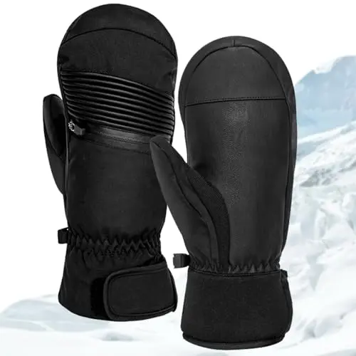 Wasserdichte Fäustlinge mit Touchscreen - Winterhandschuhe für Outdoor-Aktivitäten