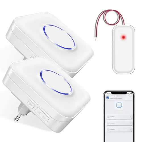 BITIWEND WLAN Funkerweiterung Set für Türklingel und Gong (6-32V DC 3V)