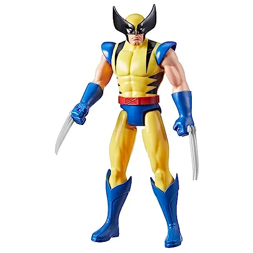 Marvel X-Men Wolverine Titan Hero Action-Figur, 28,5 cm, Superhelden-Spielzeug ab 4 Jahren