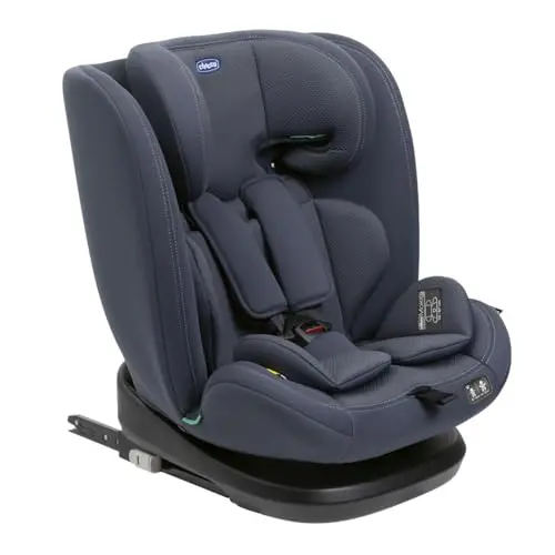 Chicco Mokita I-Size Kindersitz für Kinder 76-150 cm, Gruppe 1/2/3, inkl. Einsatz, Blau