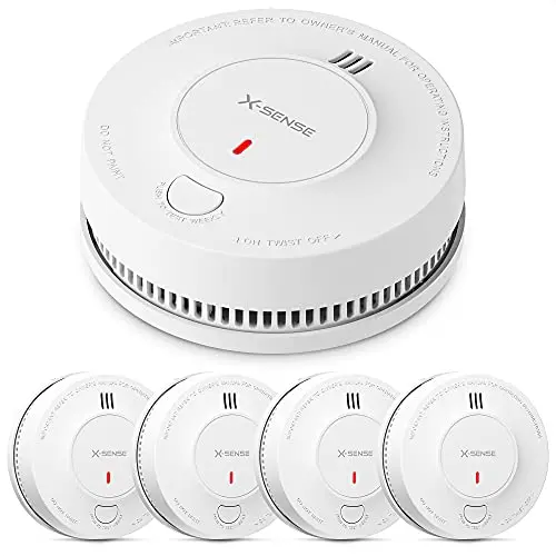 X-Sense Rauchmelder mit 10-Jahres-Batterie, 5er-Set