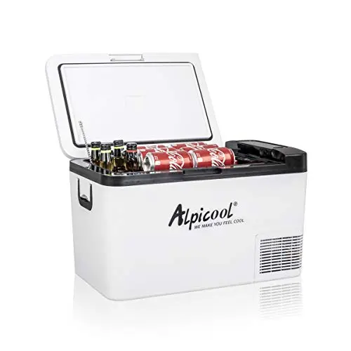 Alpicool K25 25L Kühlbox - Tragbare elektrische Kühlbox für Auto, Lkw, Boot & Steckdose