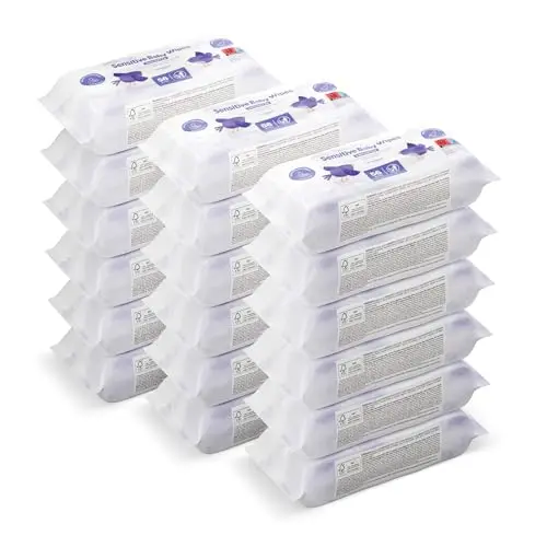 Amazon Sensitive Babytücher, 1008 Feuchttücher im 18er-Pack