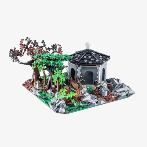 BlueBrixx Pro 108267 Kloster Blaubrun - Kapelle aus Klemmbausteinen, 2250 Teile, kompatibel mit anderen Marken