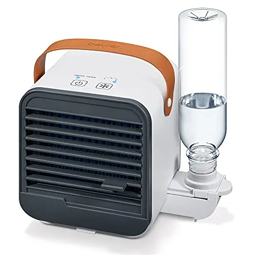 Beurer LV 50 Fresh Breeze Tischventilator und Luftbefeuchter, portabel und modern, ideal fürs Büro