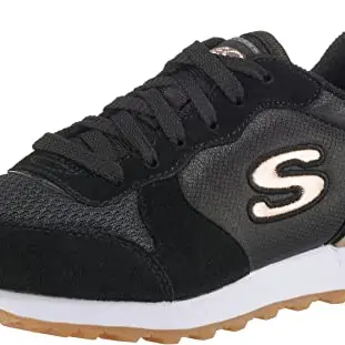 Skechers Damen Sneaker Retros OG 85, Schwarz, Größe 36 EU