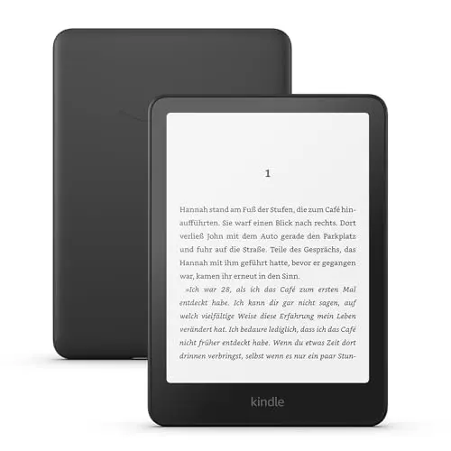 Amazon Kindle Paperwhite (neueste Generation) – 7-Zoll-Display, 16 GB, ohne Werbung, schwarz