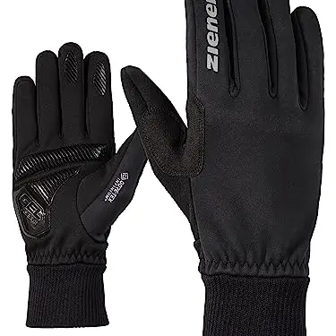 Ziener SMU 18-GWS 414 Bike Gloves für Erwachsene, Schwarz, Größe 7.5 (S)