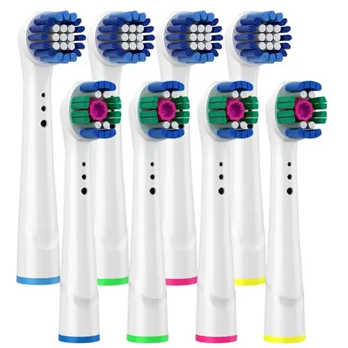 8 Ersatzbürstenköpfe für Oral-B Precision Clean & 3D Clean
