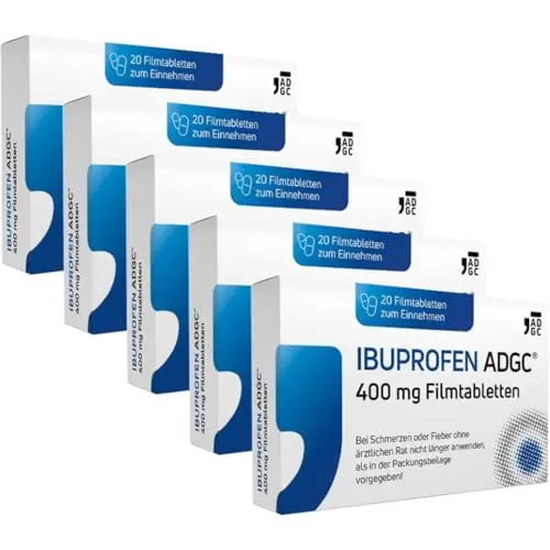 IBUPROFEN ADGC® 400mg - 5x20 Stück gegen Schmerzen und Fieber