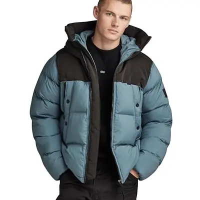 G-STAR RAW Herren Expedition Pufferjacke, Grau, Größe S