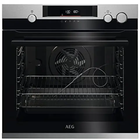 AEG Einbau-Backofen Serie 7000 mit Dampf und Selbstreinigung, LED-Touchdisplay, Kerntemperatursensor, 45 Automatikprogramme, schwarz