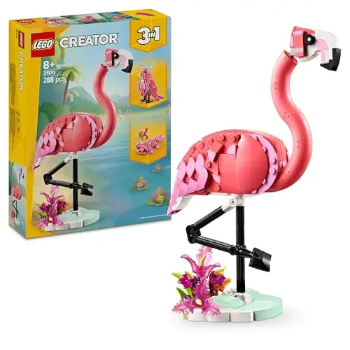 LEGO Creator 3-in-1 Wilde Tiere: Rosa Flamingo 31170