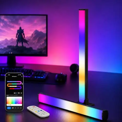 LuminexDesigns RGB Lightbar 40cm für TV & Gaming, mit App-Steuerung, für Ambient Light, Dekoration & Geschenk