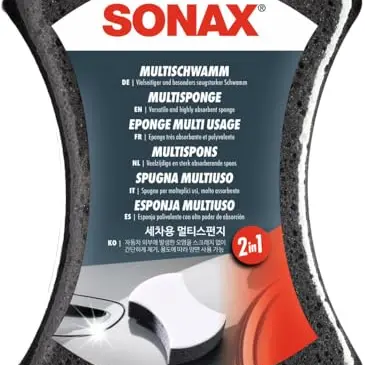 SONAX MultiSchwamm - Saugstarker Alleskönner für die Autoreinigung