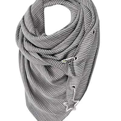 Tuopuda Schal für Damen und Herren – Warmer Dreieckstuch Poncho für Winter und Herbst