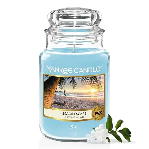 Yankee Candle Duftkerze Beach Escape (groß) | Langanhaltender Duft | Perfekte Geschenke für Frauen