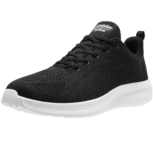 Littleplum Herren Sneaker und Damen Laufschuhe in Schwarz-Weiß, 10 Farben, Größe 36-46, EU 41