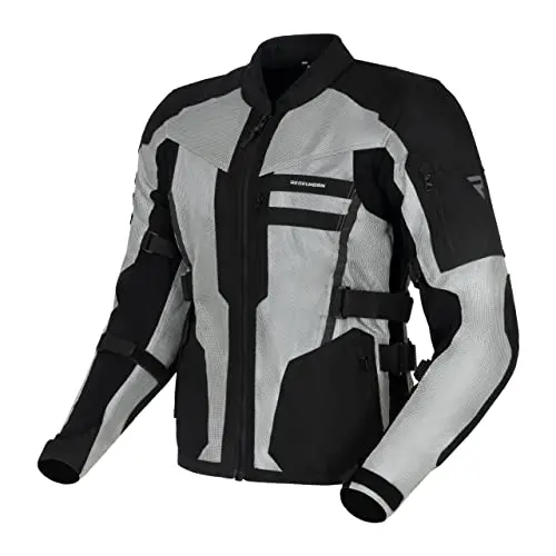 REBELHORN Scandal II Motorradjacke Herren | Mit großen Mesh-Einsätzen und Protektoren