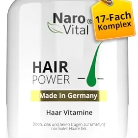 Haar Vitamine mit Biotin, Zink und Selen - 120 Kapseln für Haar- & Bartwuchs - Für Frauen und Männer