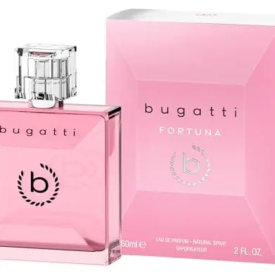 Bugatti Fortuna Damenparfüm 60 ml – Fruchtiges Eau de Parfum mit Mango, Pfirsich, Jasmin, Sandelholz & Moschus