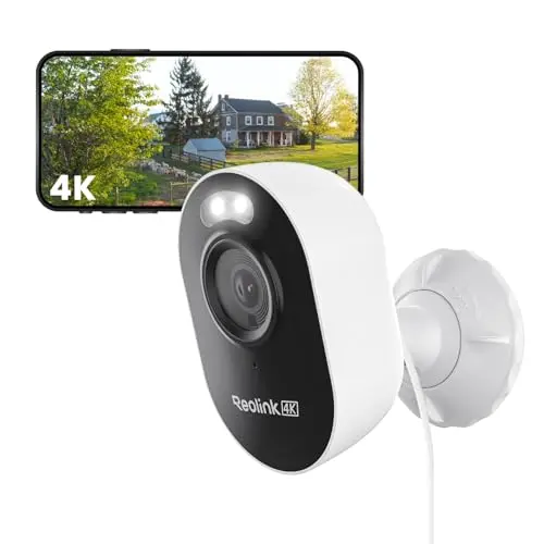 Reolink Lumus Pro 4K Wi-Fi Überwachungskamera für Außen mit Farb-Nachtsicht und 24/7-Aufzeichnung